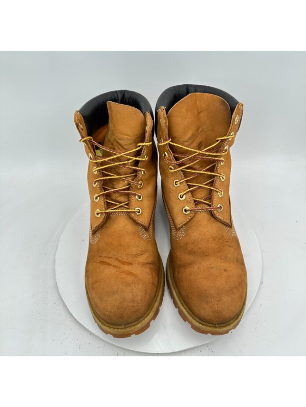 Timberland Premium 6-Inch Men Size 11.5M Wheat Nubuck Waterproof Leather Boot - Picture 3 of 11